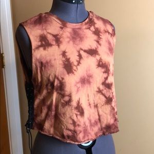 Forever 21 Tie Dye Muscle Crop
